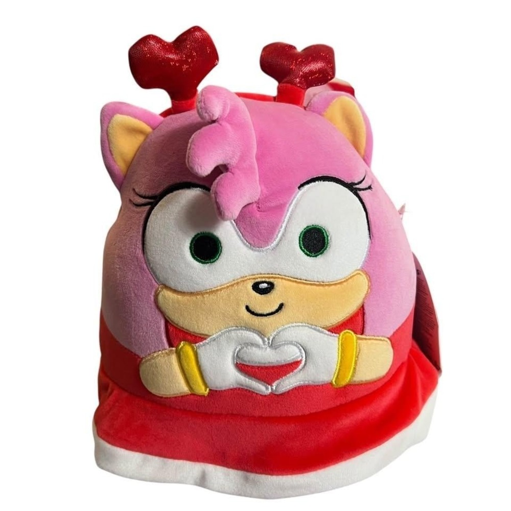Squishmallows Sonic The Hedgehog‎ Amy Rose Valentine's Day 8" Inch Plush NWT